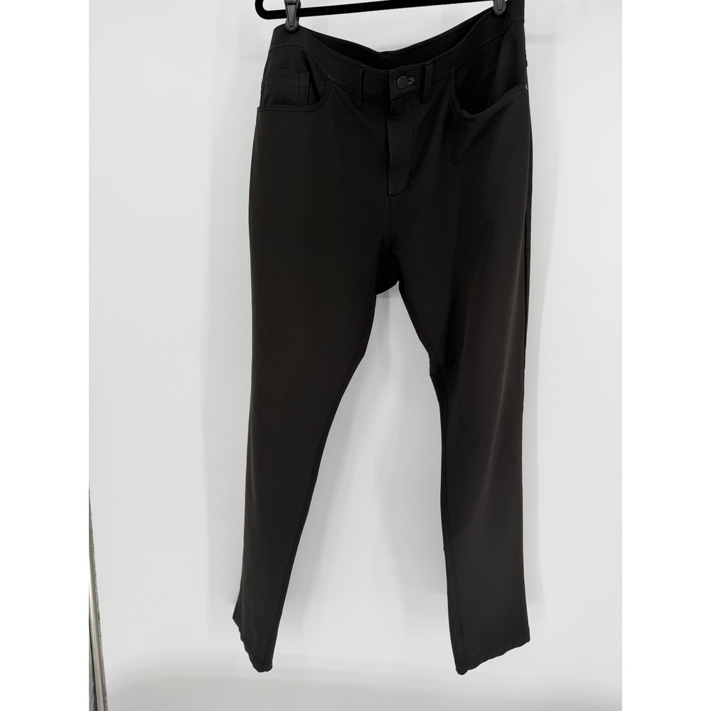 Public Rec Workday Pants Mens 34 Black Slim Straight Five Pocket Chino Trousers